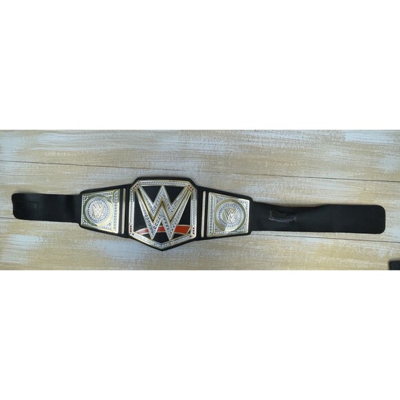 WWE 2014 Mattel HEAVYWEIGHT CHAMPIONSHIP Youth Replica New Logo Wrestling BELT - Picture 3 of 13